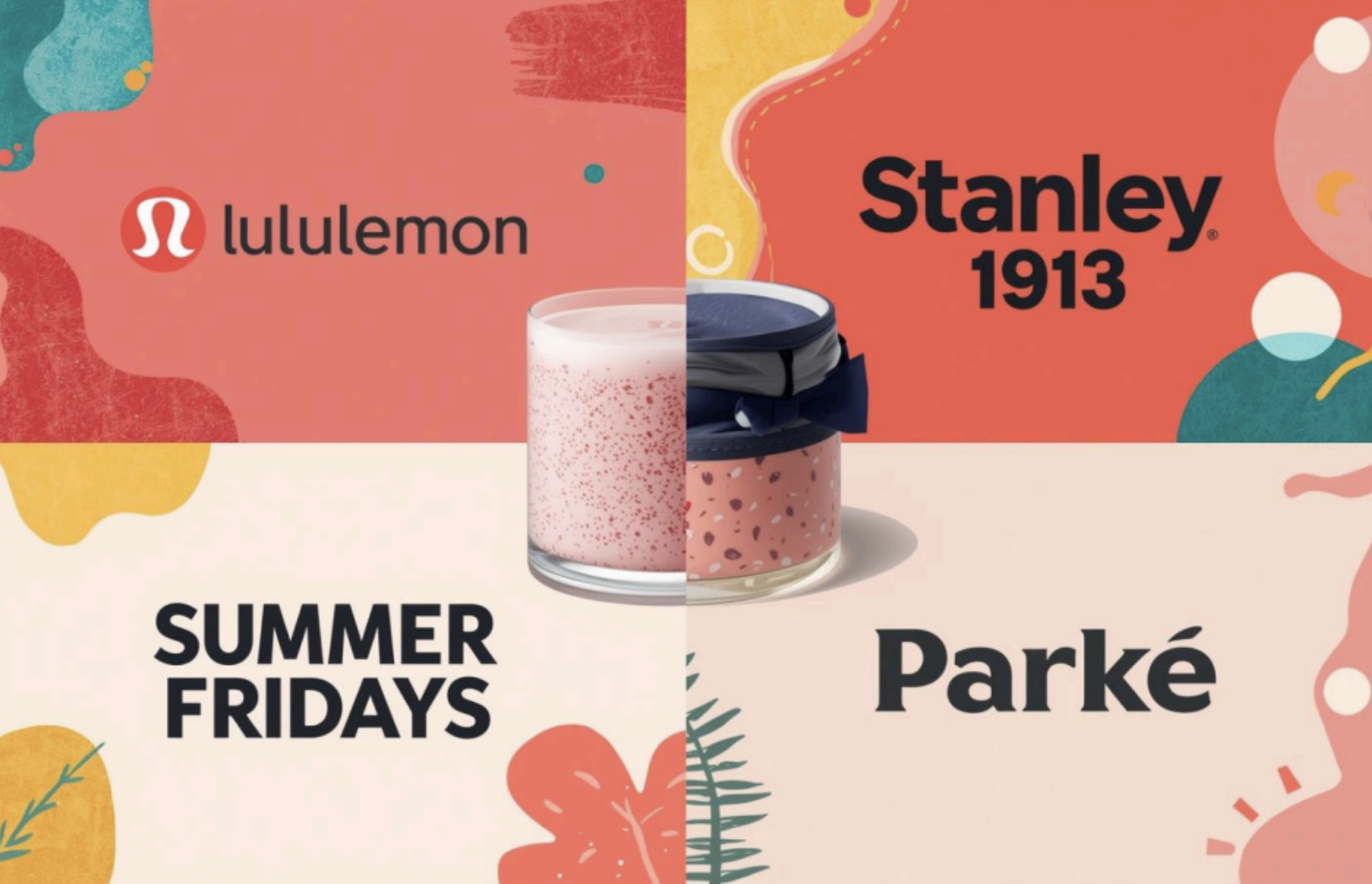 Collage of popular consumer brands and products